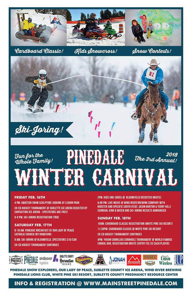 2018 Pinedale Winter Carnival. Photo by Main Street Pinedale.