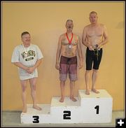 100 Meter Freestyle Winners. Photo by Terry Allen.