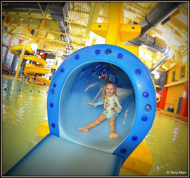 Khloe in the Yellow Submarine. Photo by Klief Guenther.