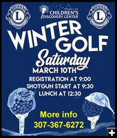 Winter Golf Tourney fundraiser. Photo by Children's Discovery Center.