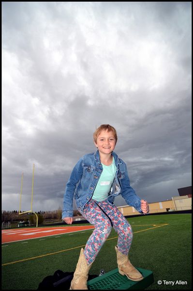 Track and Field in Pinedale. Photo by Terry Allen.