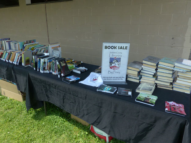 Book Sale. Photo by Dawn Ballou, Pinedale Online.