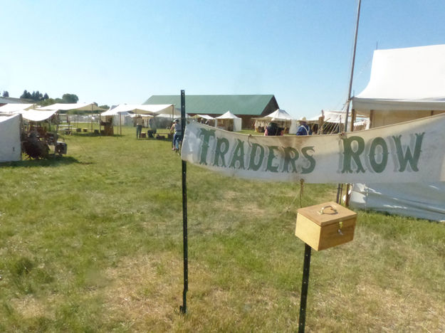 Traders Row. Photo by Dawn Ballou, Pinedale Online.