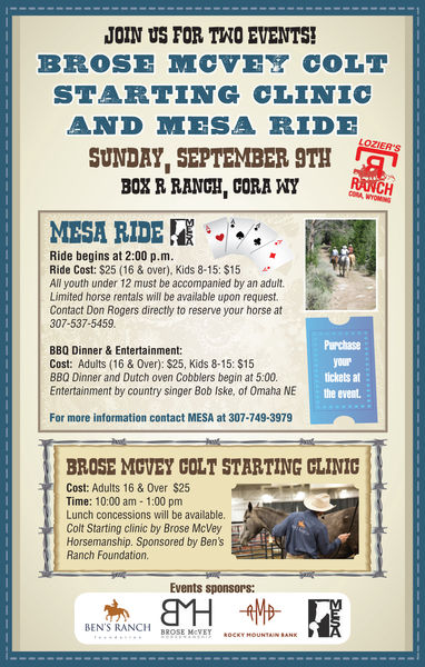 MESA Ride Sept 9. Photo by Mesa Therapeutic Horsemanship.
