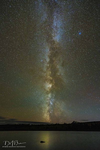 Swan Lake and Milky Way. Photo by Dave Bell.