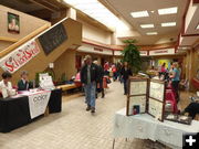 Big craft show. Photo by Dawn Ballou, Pinedale Online.