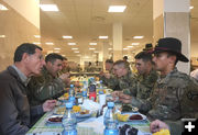 Thanksgiving with the Troops. Photo by Senator Barrasso's office.