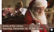 Santa at the Library. Photo by Sublette County Library.