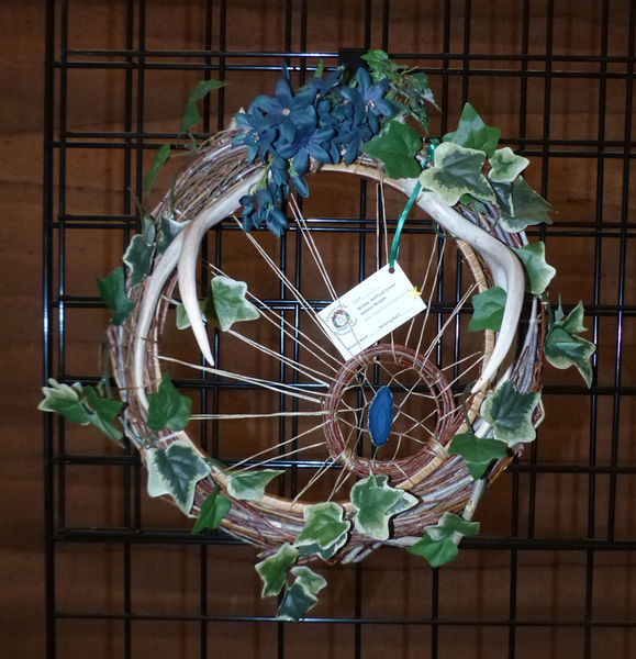 Brigid and Adams wreath. Photo by Dawn Ballou, Pinedale Online.