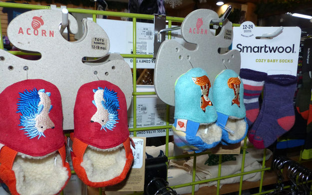 Cozy Baby Socks. Photo by Dawn Ballou, Pinedale Online.