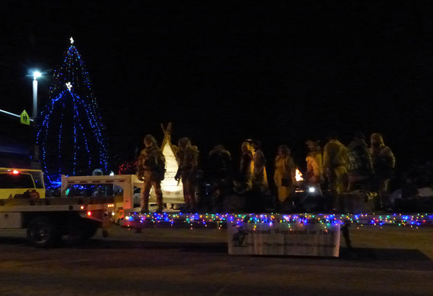 Pageant float. Photo by Dawn Ballou,, Pinedale Online.