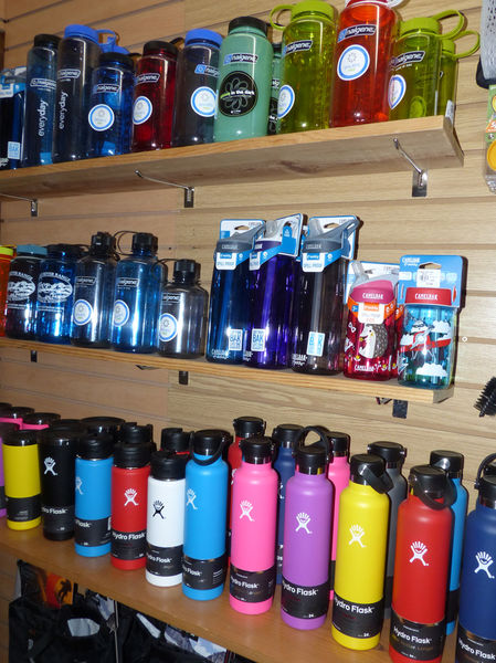 Water bottles. Photo by Dawn Ballou, Pinedale Online.