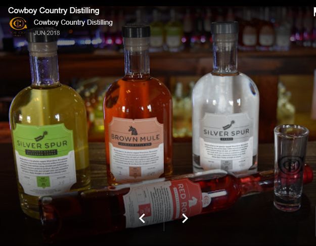 Products. Photo by Cowboy Country Distilling.