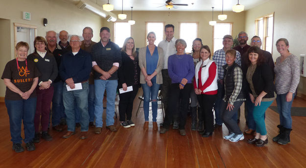 2019 WCF board and grant recipients. Photo by Pinedale Online.