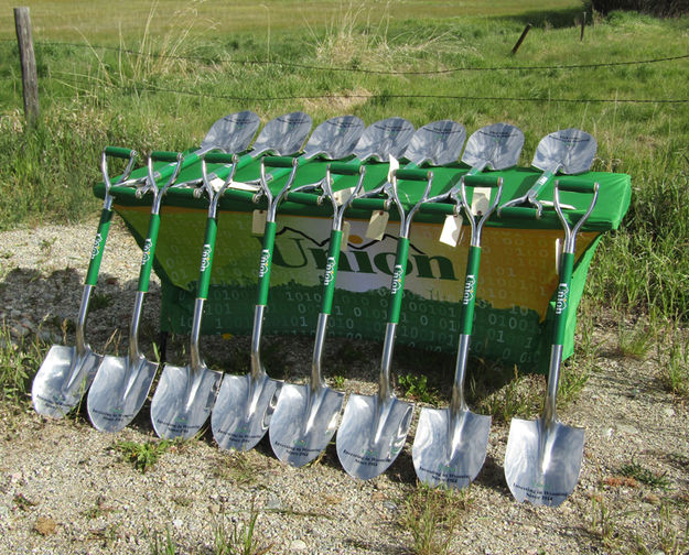 Ceremonial shovels. Photo by Dawn Ballou, Pinedale Online.