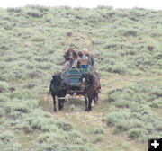 Down the hill. Photo by Dawn Ballou, Pinedale Online.