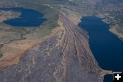 Aerial view of Tannerite burn. Photo by Rita Donham, Wyoming Aero Photo.