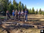 Trail work. Photo by Friends of the Bridger-Teton.