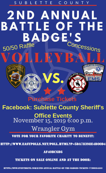 2019 Battle of the Badges. Photo by Sublette County Sheriff's Office.