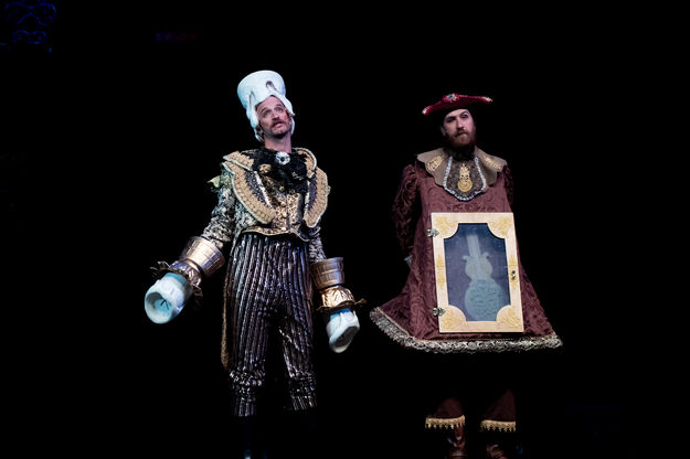 Lumiere and Cogsworth. Photo by Arnold Brokling.