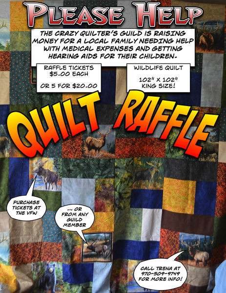 Quilt Raffle Fundraiser. Photo by .