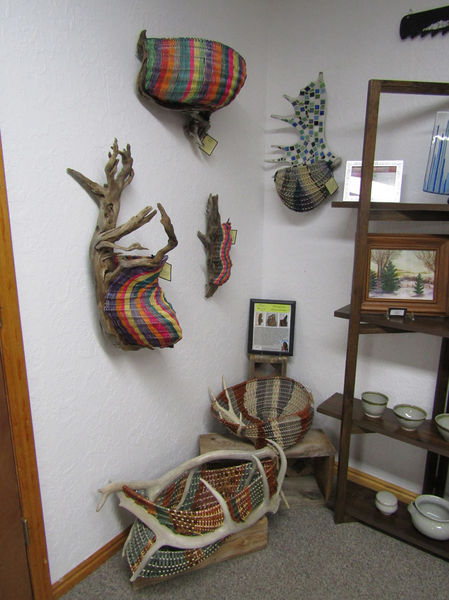 Handwoven Baskets. Photo by Pinedale Online.