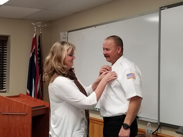 New Deputy Fire Chief. Photo by Sublette County Unified Fire.