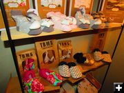 Cute Slippers for little ones. Photo by Dawn Ballou, Pinedale Online.
