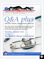 Q&A Plus. Photo by Sublette County Rural Health Care District.