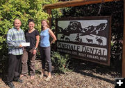 Pinedale Dental donation. Photo by Friends of PAC.