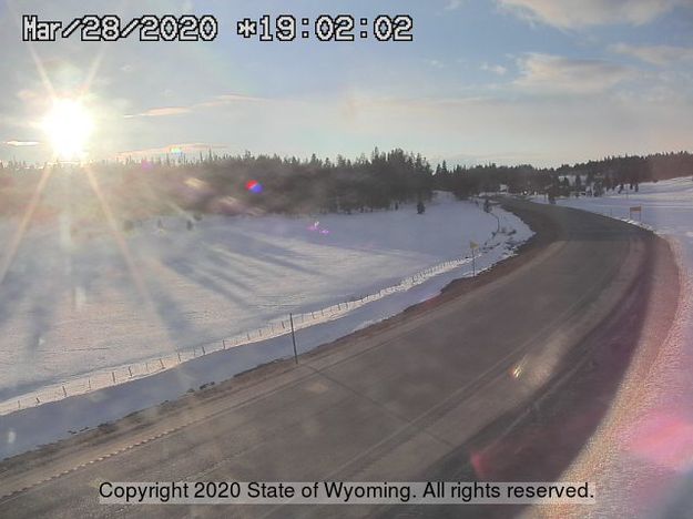 US 191 Hoback Rim. Photo by Wyoming Department of Transportation.