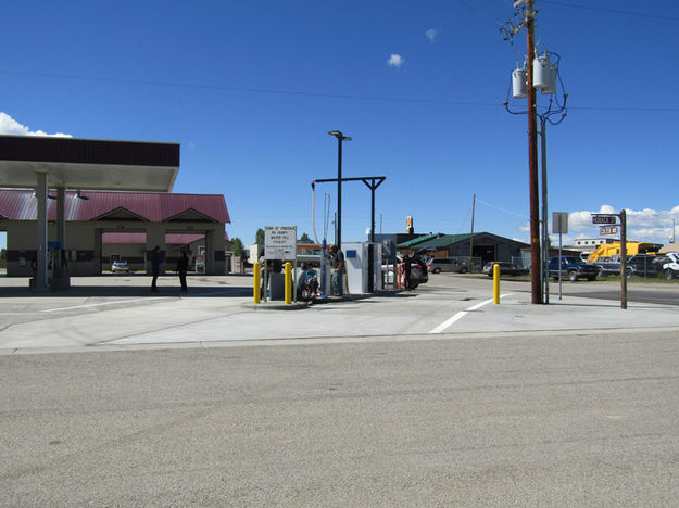 New RV Dump station. Photo by Dawn Ballou, Pinedale Online.