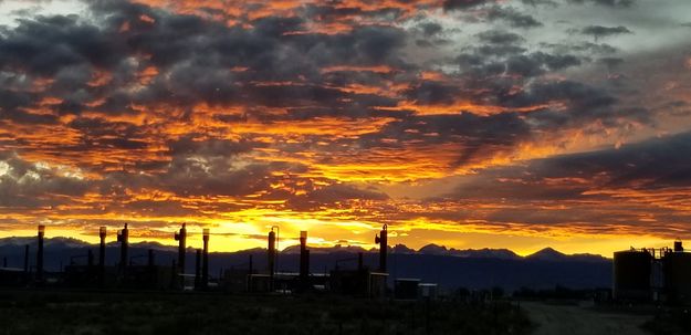 Mesa sunrise. Photo by T.L.C..