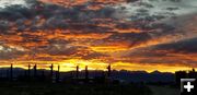 Mesa sunrise. Photo by T.L.C..
