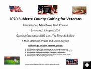 2020 Golfing for Veterans. Photo by Pinedale Online.