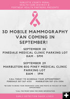 3-D Mammography Van. Photo by Sublette County Rural Health Care District.