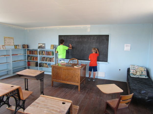 School room. Photo by Dawn Ballou, Pinedale Online.