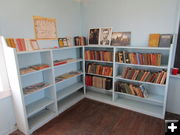 Library corner. Photo by Dawn Ballou, Pinedale Online.