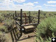 Water well outside. Photo by Dawn Ballou, Pinedale Online.