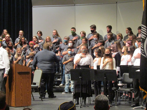 Pinedale Choir. Photo by Dawn Ballou, Pinedale Online.