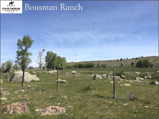 Bousman Ranch. Photo by Wyoming Stock Growers Land Trust.