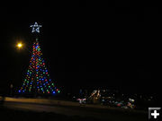 Lights over Pinedale. Photo by Pinedale Online.