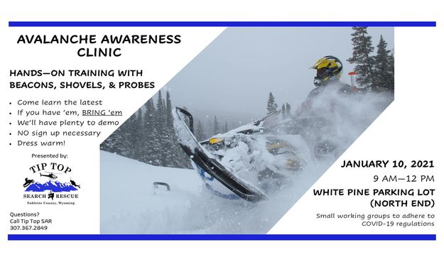 Avalanche Awareness Class. Photo by Tip Top Search & Rescue.