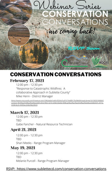 Conservation Conversations. Photo by Sublette BOCES.