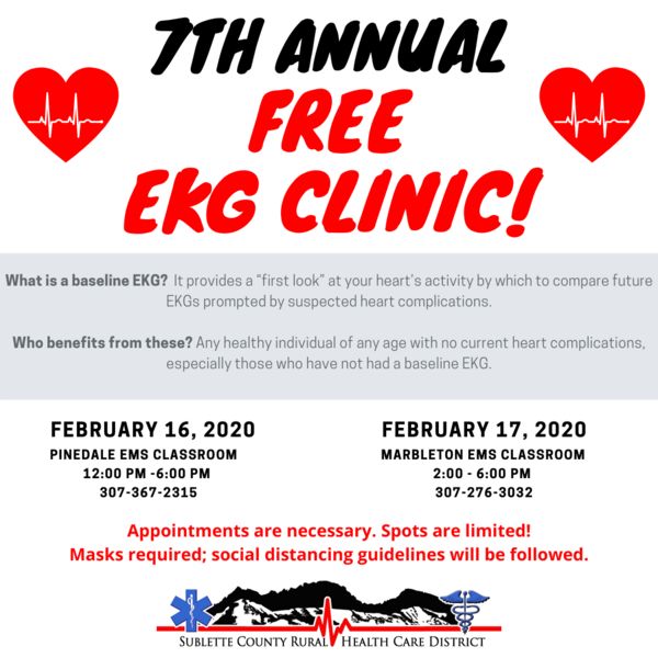 EKG Clinic. Photo by Pinedale Online.