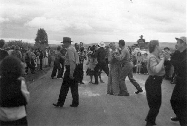 Rendezvous Dance 1948 in Daniel. Photo by Sublette County Historical Society.