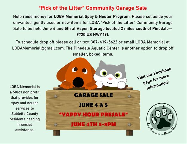 Pick of the Litter Community Garage Sale. Photo by .