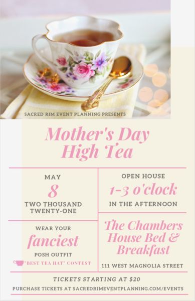 Mothers Day High Tea May 8. Photo by .