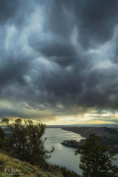 Wild Clouds over Fremont Lake. Photo by Dave Bell.
