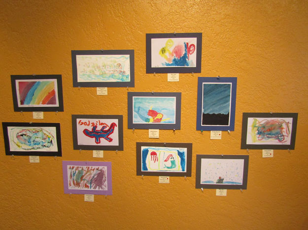 Watercolors. Photo by Dawn Ballou, Pinedale Online.